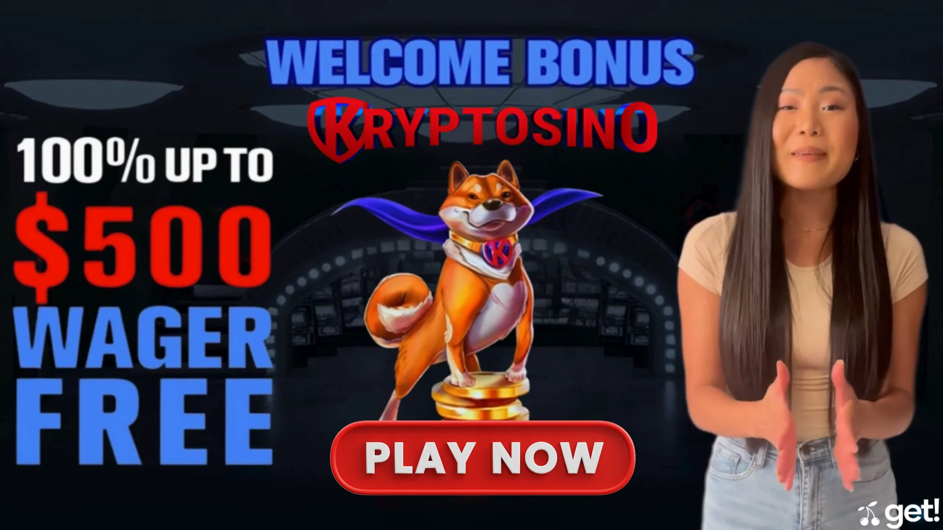 Claim €500 Wager Free Bonus from Kryptosino